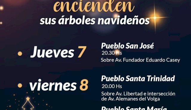 PUEBLOS ALEMANES ENCIENDEN SUS ÁRBOLES NAVIDEÑOS